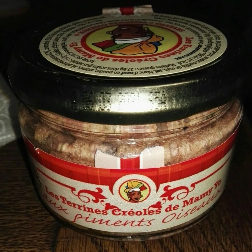 Les terrines créoles piment oiseaux