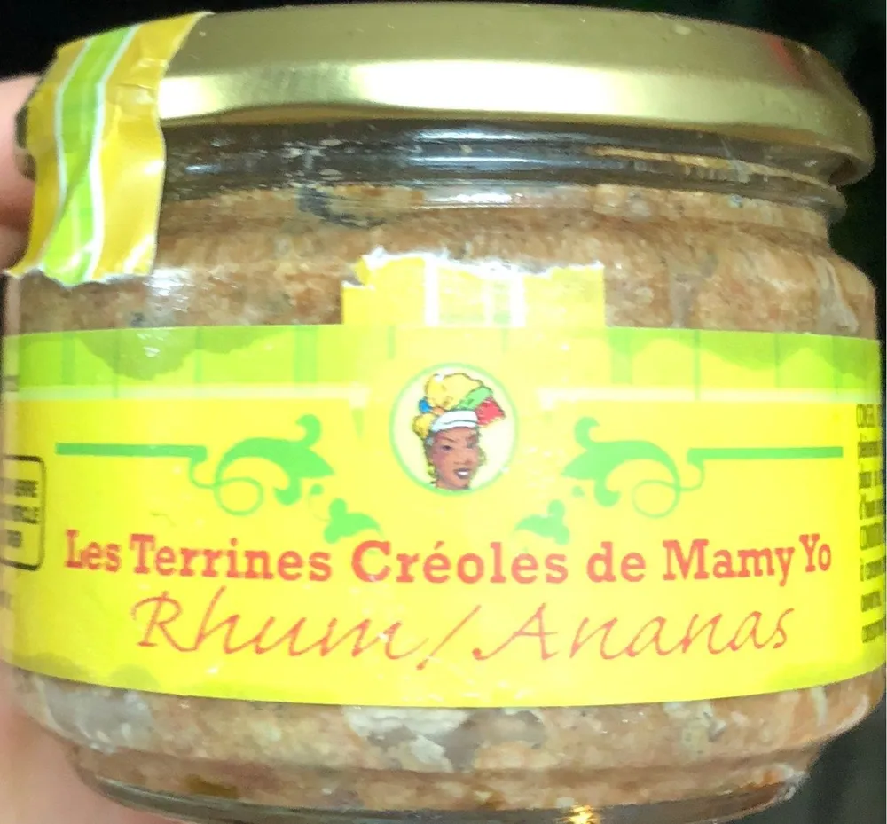 Les Terrines Créoles de Mamy Yo Rhum/Ananas