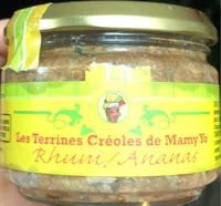 Les Terrines Créoles de Mamy Yo Rhum/Ananas