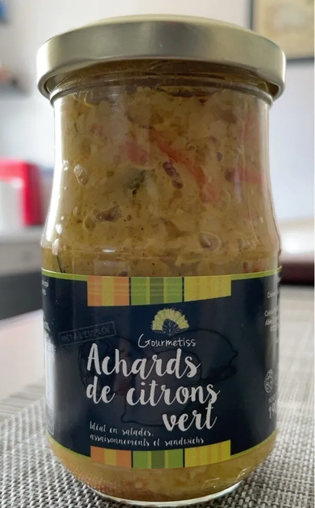 Achards de citrons vert