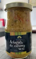 Achards de citrons vert