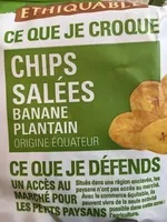 Chips salées banane plantain