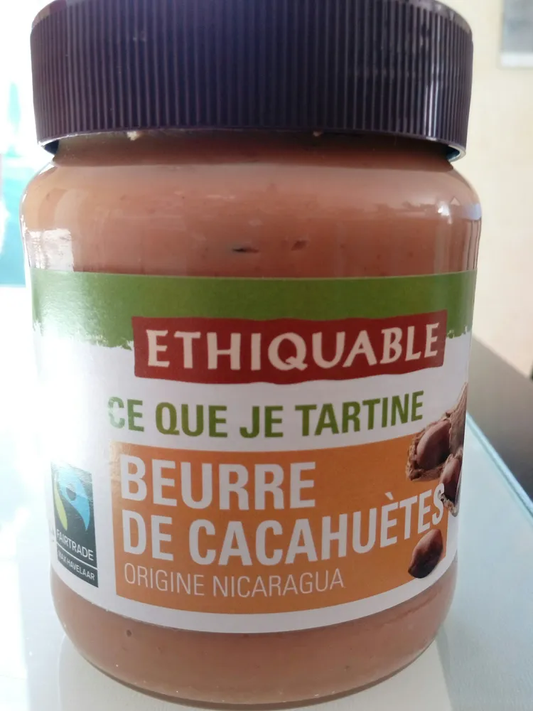 beurre de cacahuètes
