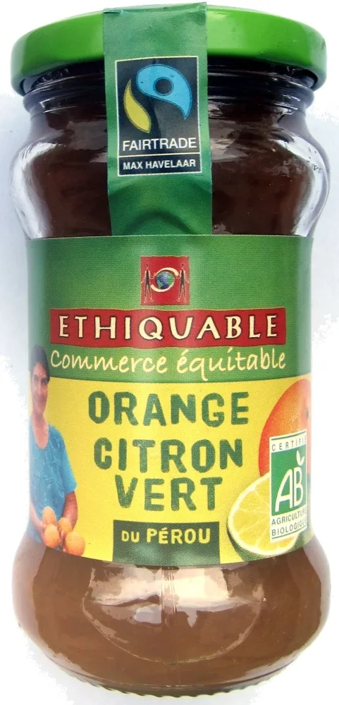 Confiture d'orange et de citron vert