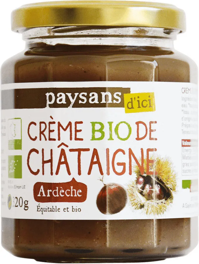 Crème bio de châtaignes