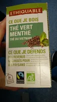 Thé vert menthe thé du Vietnam