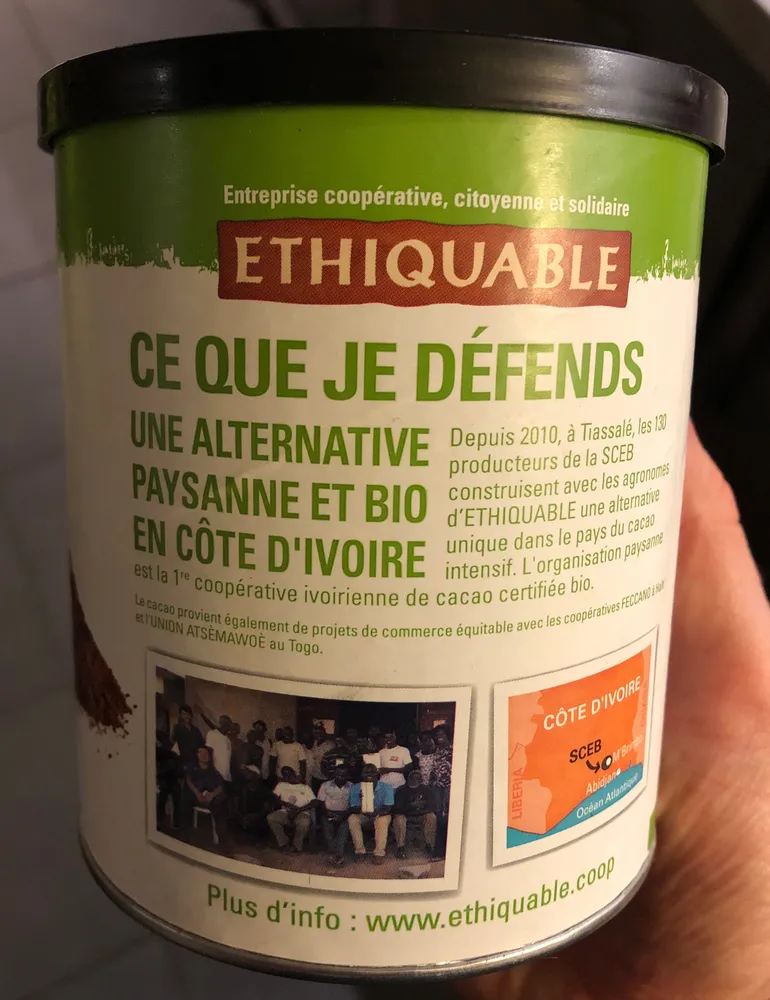 Chocolat en poudre instantané