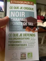 Chocolat noir caramel pointe de sel