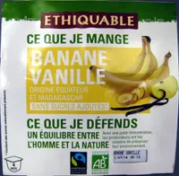 Banane Vanille bio Ethiquable