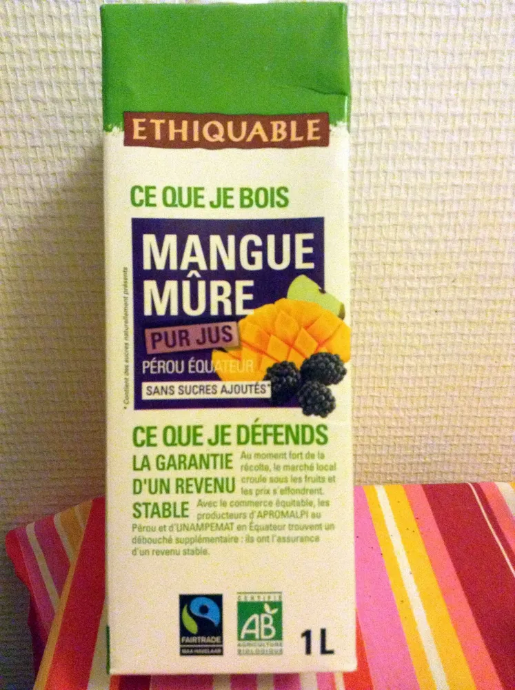 Mangue Mûre Pur Jus bio