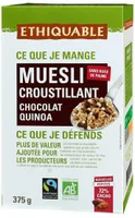 Muesli croustillant chocolat quinoa