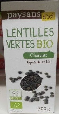Lentilles vertes bio