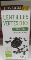 Lentilles vertes bio