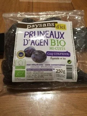 Pruneaux d'Agen bio mi-cuits