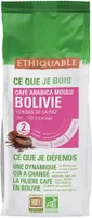 Café arabica moulu de Bolivie