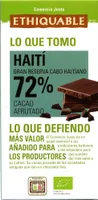 Chocolate negro Haití 72% cacao