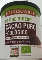 Cacao puro ecológico