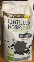 Lentilles noires bio