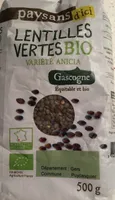 Lentilles Vertes Bio & équitable