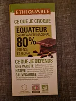 Chocolat noir 80% Équateur intense et floral