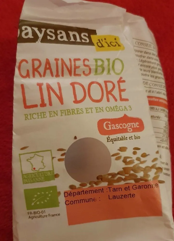Graines BIO lin doré