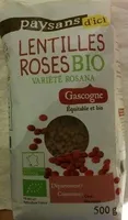 Lentilles roses bio