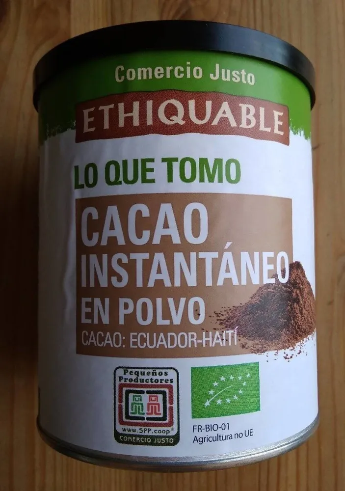 Cacao instantáneo en polvo