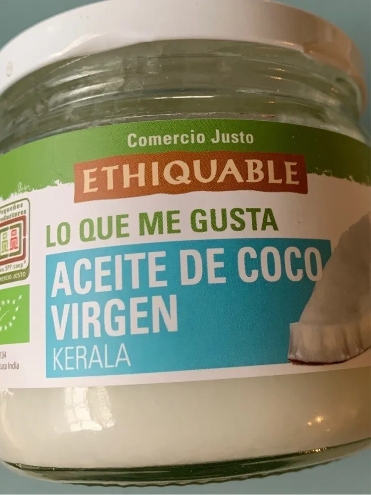 Aceite de coco virgen