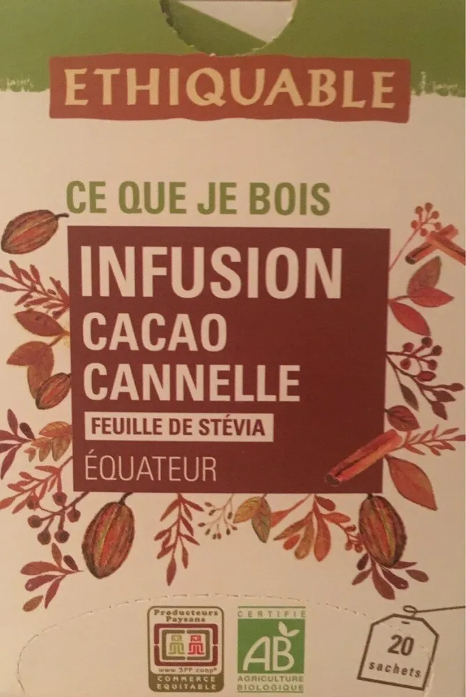 Infusion Cacao Canelle