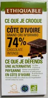 Chocolat noir 74% Côte d'Ivoire
