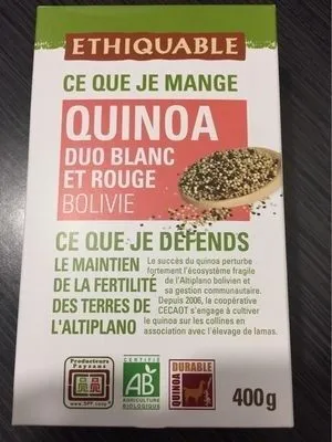 Quinoa duo blanc et rouge Bolivie