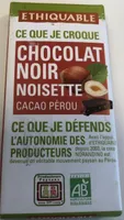 Chocolat noir noisette Cacao Pérou