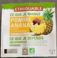 Compote pomme ananas
