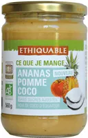 Puree ananas pomme coco