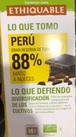Chocolate negro 88% Perú