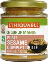 Purée de sésame complet grillé