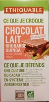 Chocolat Lait Rhubarbe Quinoa