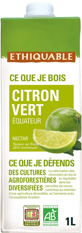 Nectar de citron vert d'Équateur