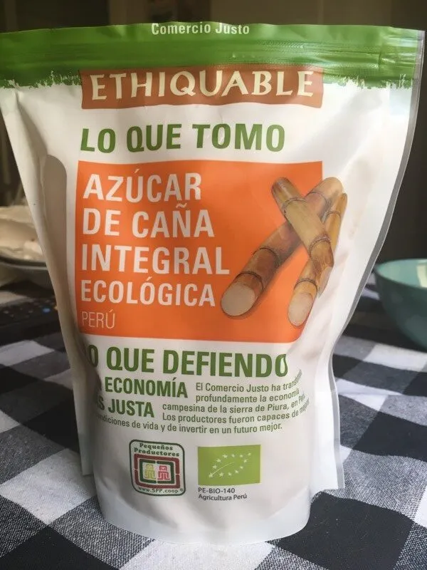 Azúcar de caña integral ecológica