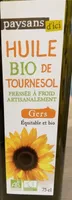 Huile BIO de tournesol