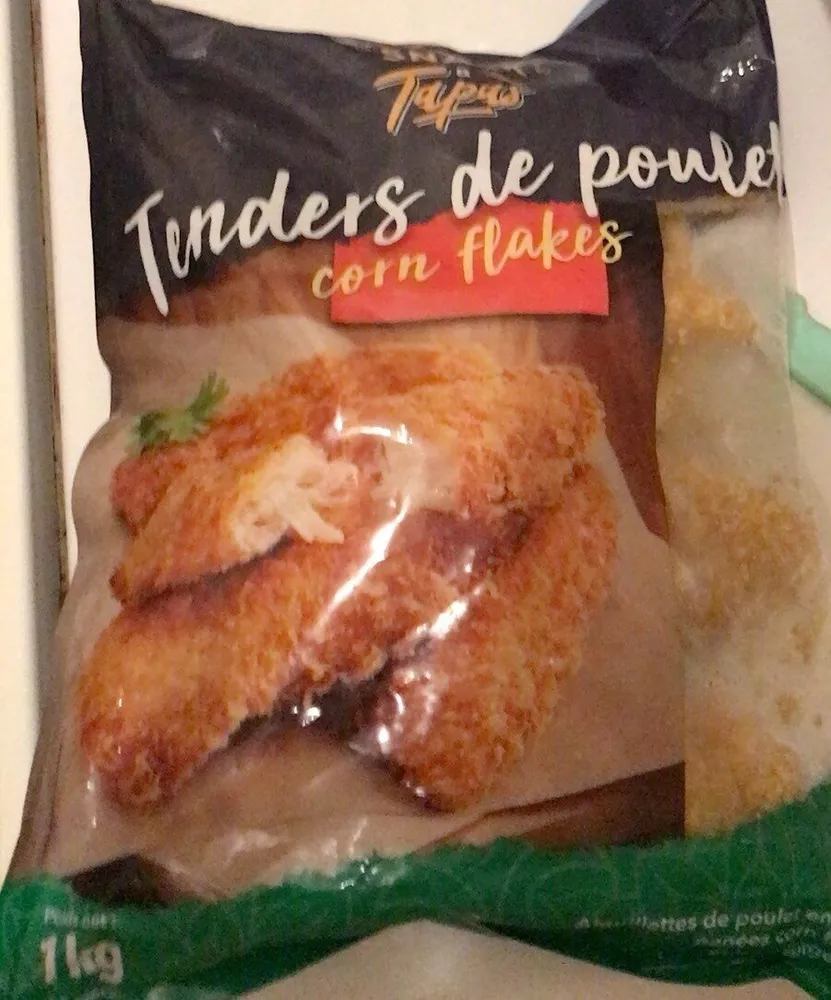 Tenders de poulet corn flakes