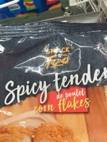 Spicy tendres de poulet cornichon flakes