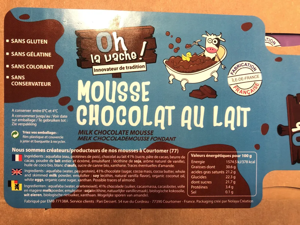 Mousse au Chocolat au Lait