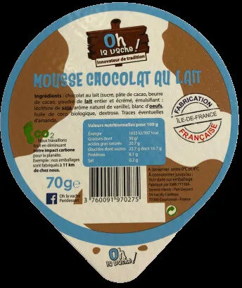 Mousse Chocolat au Lait