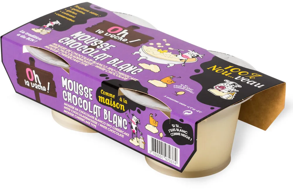 Mousse chocolat blanc