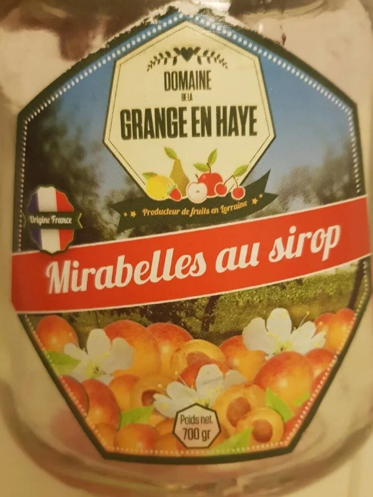 Mirabelles au sirop