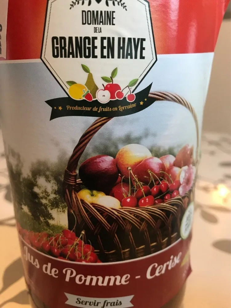 Jus de pomme - cerise