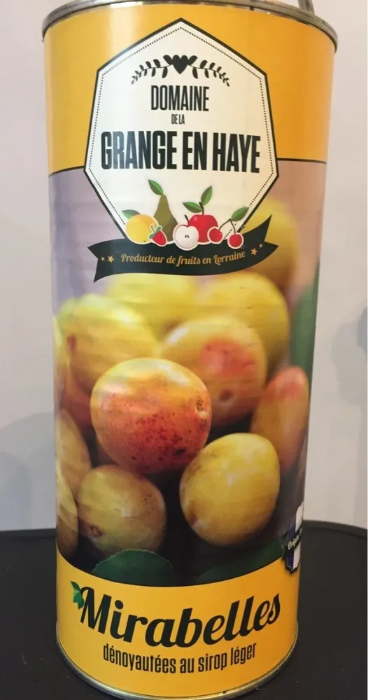 Mirabelles dénoyautéed