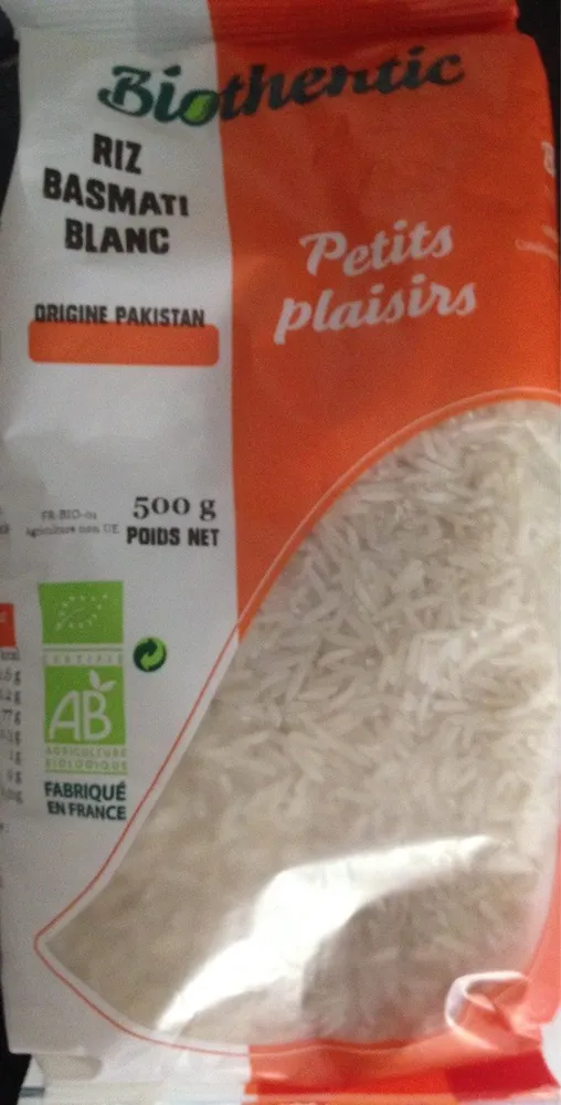 Riz basmati blanc