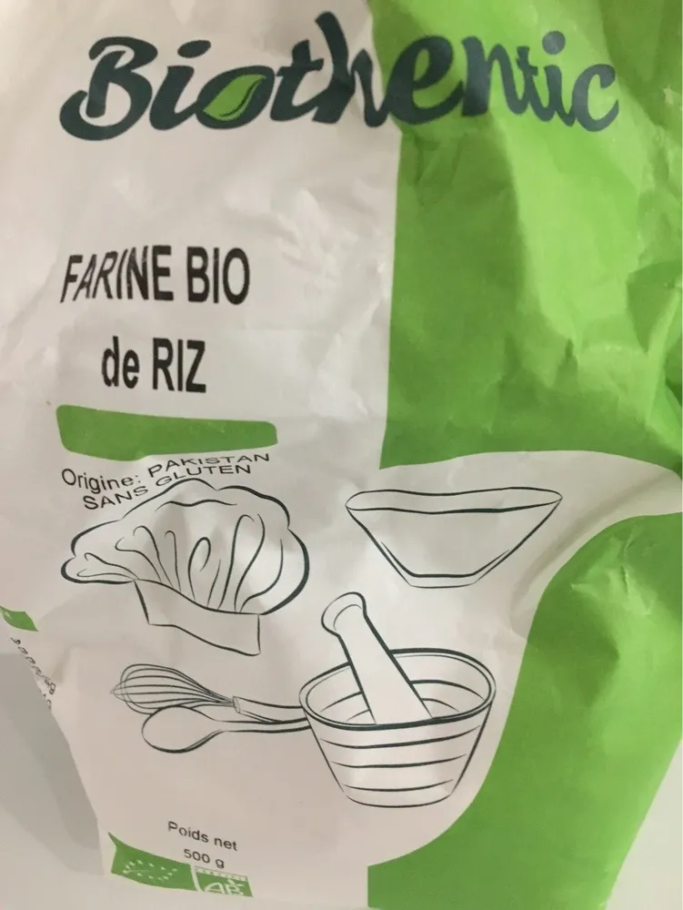 Farine bio de riz